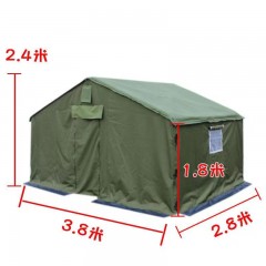 戶外施工工程工地防疫應(yīng)急救災加棉加厚帆布住人防雨棉帳篷